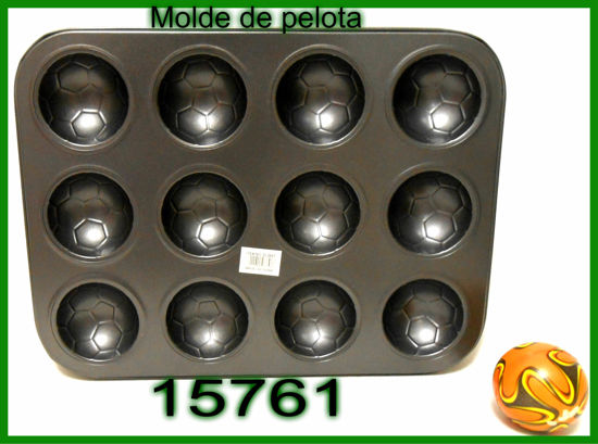 Imagen de MOLDE PELOTA CUP CAKE X12 3.26
